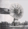 Image 39Charles F. Brush's windmill of 1888, used for generating electric power. (from Wind power)