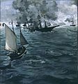 Édouard Manet, The Battle of The Alabama and Kearsarge, 1864