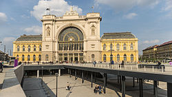 A Baross téri aluljáró és a Keleti pályaudvar