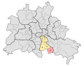 Deutsch: Wahlkreis Neukölln 6 für die Wahlen zum Abgeordnetenhaus von Berlin. Stand 2006