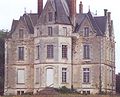 Le château de l'Anjouère à la Pouëze, façade sud, en 2007