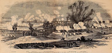 Battle of July 30. Explosion of the Mine and Charge on the Enemy's Works by the 9th Corps - FL 1864.jpg