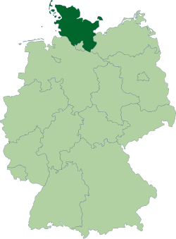 Lokasie vaan Sjleeswiek-Holstein