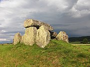 English: Passage grave in Luttra, Västergötland, Sweden. Svenska: Gånggriften i Luttra, Västergötland, Sverige.