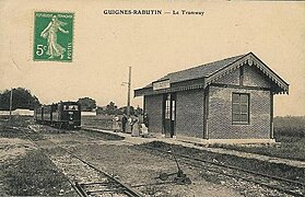 La station de Guignes-Ville.