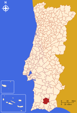 Location in Portugal