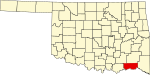 State map highlighting Choctaw County