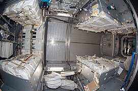 Interior view of the Leonardo MPLM