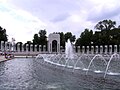 The Pacific side of the National World War II Memorial