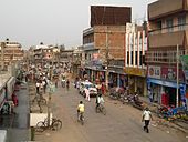 Janakpurin kaupunkia.