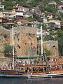 Historische Türme der Festungsmauer Alanyas