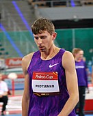 Andrij Prozenko Rang zwölf mit 2,20 m