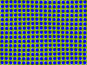 A peripheral drift illusion by Paul Nasca