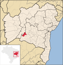 Riacho de Santana – Mappa