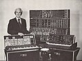Robert Moog midden jaren zeventig van de 20e eeuw geboren op 23 mei 1934