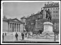 Statue du Géneral Dufour et le Musée Rath en 1908.