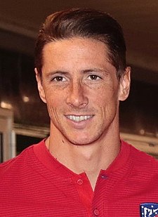 Fernando Torres med Atlético Madrid i september 2017.