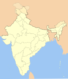 Bản đồ chỉ vị trí của Srinagar
