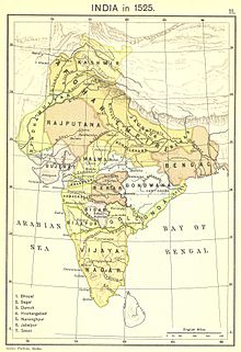 Gujarat Sultanate in 1525