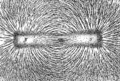 Magnetic lines of a bar magnet