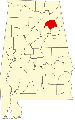 Koartn vo Etowah County innahoib vo Alabama