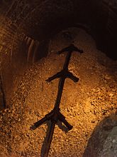 V-3 mearkeamerkanon yn bunker by Mimoyecques
