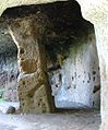 Kapadokya'daki yeraltı kentlerine benzeyen Etrüsk nekropolu