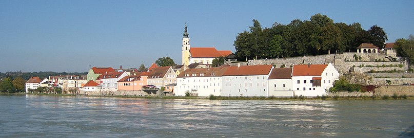 Schärding at the Inn River