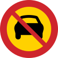 No motor vehicles with more than two wheels