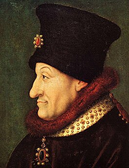Philippe le Hardi (1342-1404), duc de Bourgogne de 1363 à 1404.