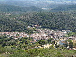 Skyline of Alájar