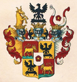 Wappen der Grafen von Auersperg, Linie zu Burgstall und Waasen