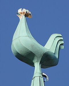 The cock on St. Peter’s Church