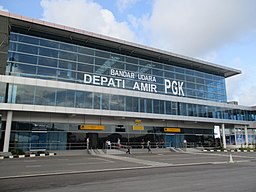 Flygplatsen i Pangkal Pinang, 2017.