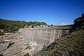 Le barrage Zola au Tholonet (France).