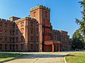 Abandoned mental hospital building