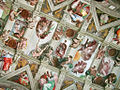 Image 8A section of the Sistine Chapel ceiling, painted by Michelangelo