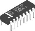 A DIL-16 IC made in SolidEdge (using about 0.01% of it's capabilities)