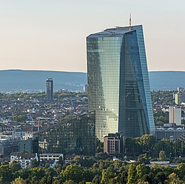 hoofdkantoor van de ECB in Frankfurt