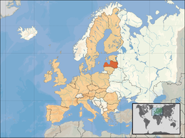 Lettonie - Localizzazione