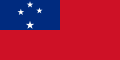 Flag of Western Samoa between May 26, 1948 - February 24, 1949.