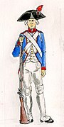 Fusilero de la Guardia nacional, 1791