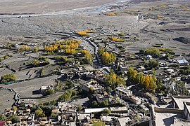 Karsha village, Zanskar - view from above