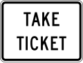 R3-30P Take ticket