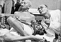 with Mahadev Desai at AICC, 1942