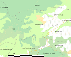 Poziția localității Reichsfeld