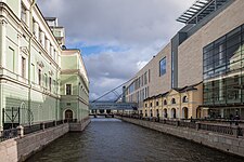 Krjukovi kanal vana ja uue Maria teatri hoone vahel