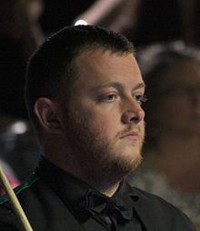 Mark Allen looking to the right
