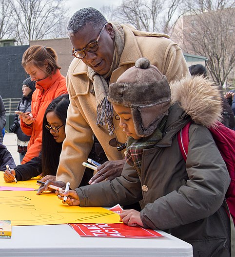 National School Walkout Rally in Prospect Park