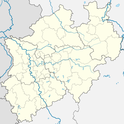 2019年至2020年德国足球西部地区联赛在北莱茵-威斯特法伦州的位置